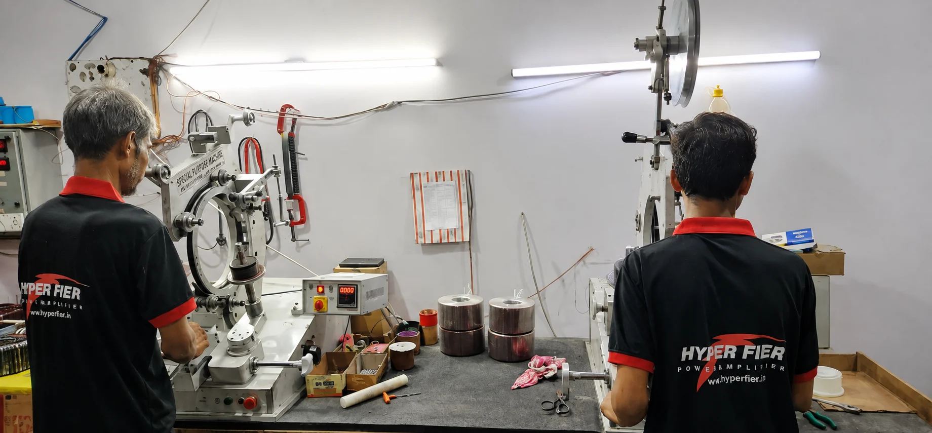 Transformer winding in our facility