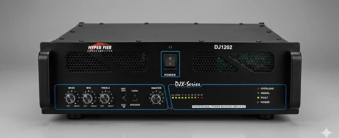 HYPERFIER DJ 1202 professnal power booster amplifier